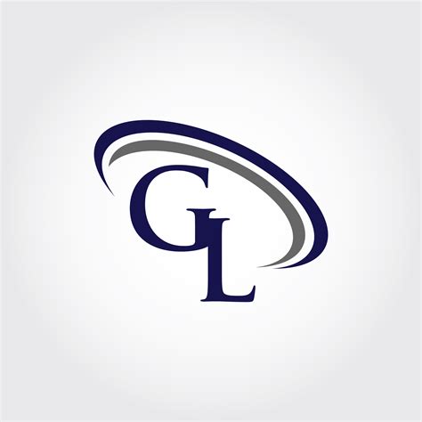 Monogram Gl Logo Design By Vectorseller Thehungryjpeg