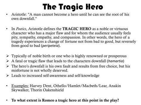 Ppt The Tragic Hero Powerpoint Presentation Free Download Id2874196