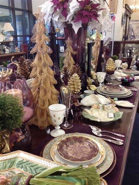 Mint And Plum Provide A Festive And Unique Palette For A Holiday Table