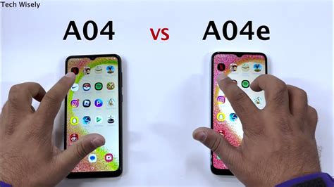 Samsung A04 Vs A04e Speed Test Youtube