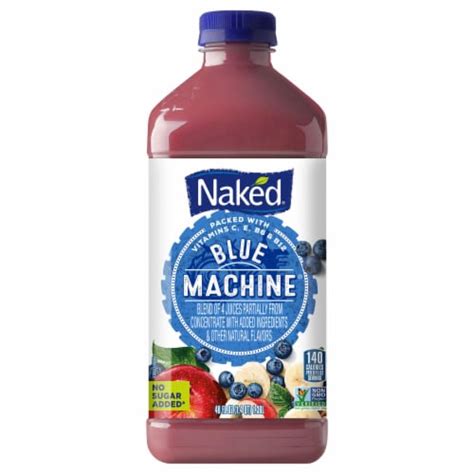 Naked Juice Blue Machine No Sugar Added Juice Smoothie Drink Fl Oz Fred Meyer