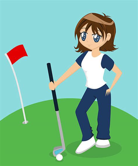 Woman Golf Cartoons Illustrations Royalty Free Vector Graphics And Clip