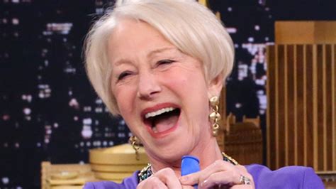 Helen Mirren Sucks Helium With Jimmy Fallon What Did She Say About Spotted Dick