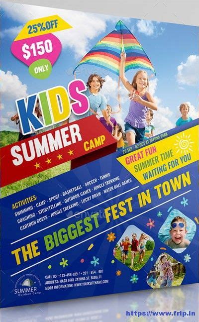 40 Best Kids Summer Camp Flyer 2022 Summer Camps For Kids Summer