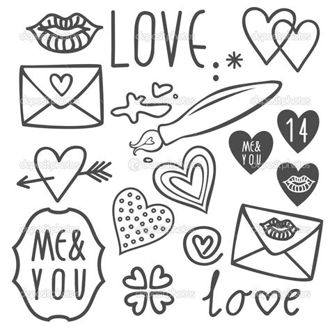 Easy Valentines Day Drawings Love Doodles Valentines Day Drawing