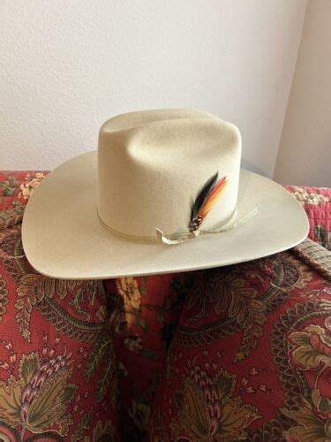 Stetson Buff Tan Rancher Silverbelly Cowboy Hat Woriginal Box 7 14
