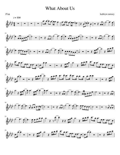 Flute Only What About Us Sheet Music For Flute Download