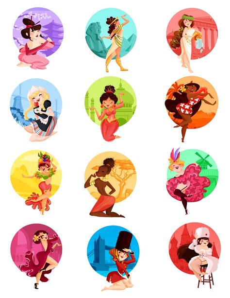 2013 calendar farley illustrations girls characters cartoon design american style game
