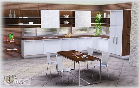 Sims Blog Maxxi Kitchen Set Part Simcredible Designs Jhmrad 48458