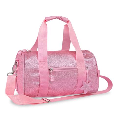 Sparkalicious Medium Pink Duffle Pink Duffle Bag Dance Bag Kids