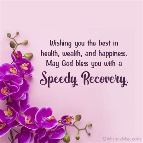 100 Inspiring Speedy Recovery Wishes And Prayer Messages Wishesmsg