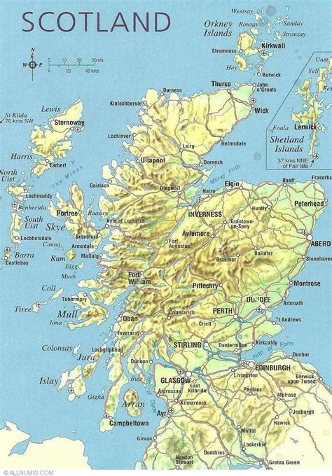 Discover sights, restaurants, entertainment and hotels. Scotland Map, Scotland-tourist - Great Britain and UK ...