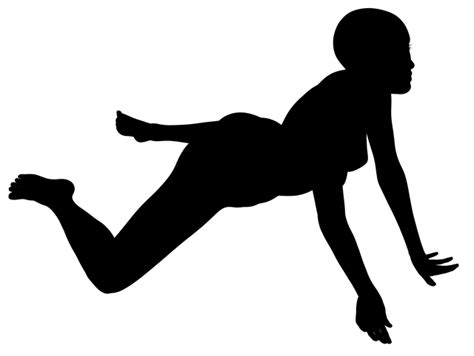 download silhouette woman gymnastics royalty free stock illustration image pixabay