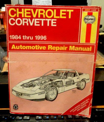 Find Corvette C4 Automotive Repair Manual 1984 1996 In Tallman New