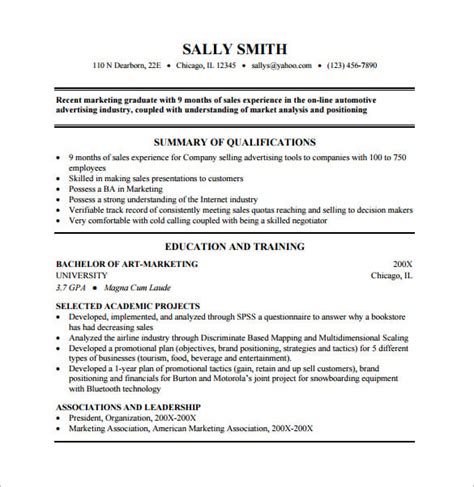 Combination Resume Template Word Professional Template For Business