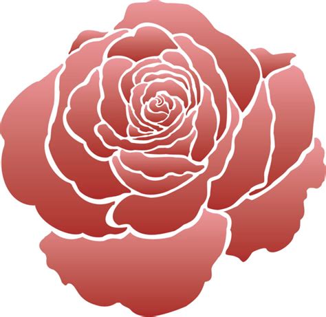 Tricks from a newbie to get it right the first time! Painting Stencil Small Rose Flower Stencil - Walls ...