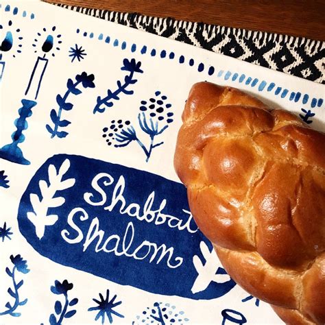 Floral Ink Challah Cover — Vicky Katzman Challah Cover Shabbat
