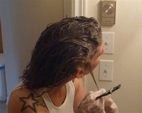 Cover your hair with a plastic bag or wrap to keep in the treatment and warmth. Homemade hair Bleach | Bleached hair, Homemade hair ...