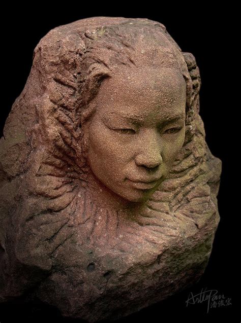 Young Women Arttopan Realistic Stone Sculptures Sandstone Sculpture