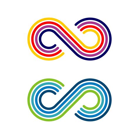 Infinity Ornament Lines Logo Template Illustration Design. Vector EPS ...