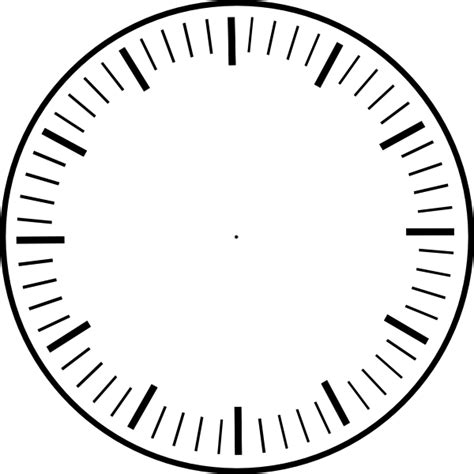 Clock Face Clip Art Blank Number Cliparts Png Download 600600