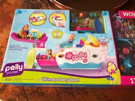 Polly Pocket Ultimate Party Boat Yacht With 17 Bonus Pieces Very Cool