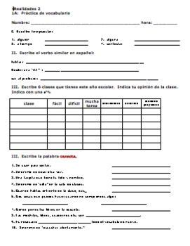 Some of the worksheets for this concept are , , prentice hall realidades 2 2004 grades k 12, antes de ver el video, , answer key, reference guide para empezar captulo 8b, spanish quizzes. Realidades 5A Answer Key / 2 / Realidades leveled ...