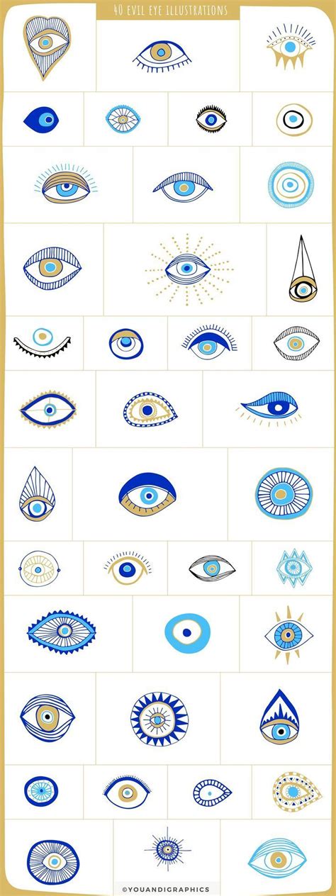 Evil Eye Illustrations Patterns Evil Eye Art Eye Illustration