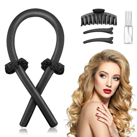 vinmen heatless hair curler heatless curls headband overnight hair curlers to sleep in