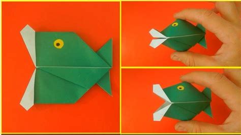 How To Make A Talking Fish Origami Toy Origami Fish Easy Origami