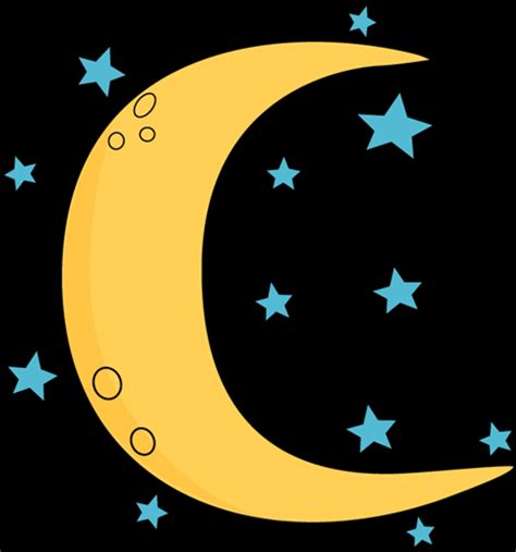 Moon And Stars Clipart Best