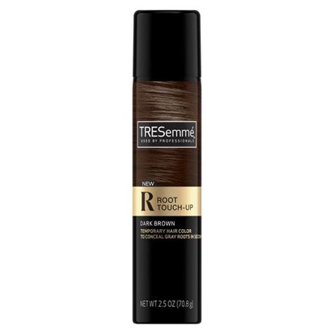 I tried this temporary hair dye for black hair using hair color wax. TRESemm Root Touch - Up Temporary Hair Color Spray - Dark ...
