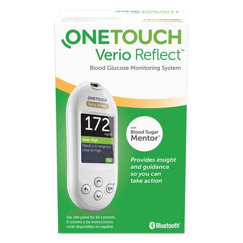 Onetouch Verio Reflect Blood Glucose Meter Blood Sugar Monitor