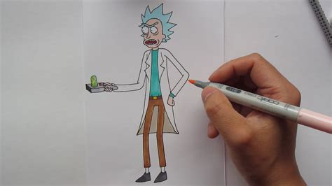 How To Draw Rick Sanchez From Rick And Morty Youtube