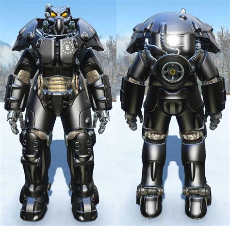 X 01 Enclave Power Armor Paints Standalone With Added Glow Maps At