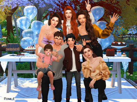 The Sims Resource Big Kids Pose Pack