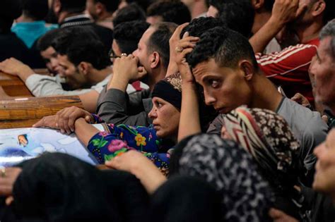 PHOTOS: Funerals for Coptic Christians killed in attack in Egypt