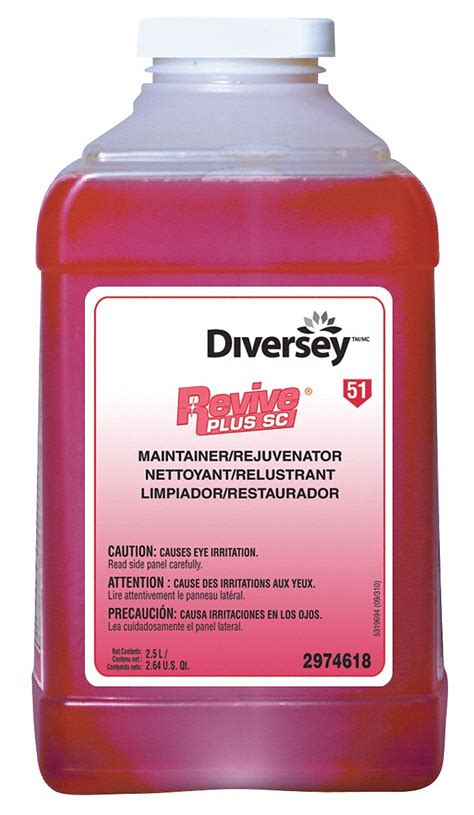 Diversey Floor Maintainer For Use With J Fill Chemical Dispenser 2 Pk