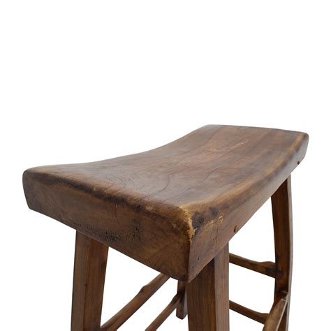 Browse a large selection of counter stools for sale, including backless and swivel bar stools in a counter height: 55% OFF - Rustic Wood Saddle Seat Counter Stool / Chairs
