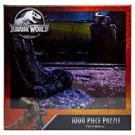 Jurassic Park T Rex Scene 1000 Piece Puzzle Toys And Collectibles