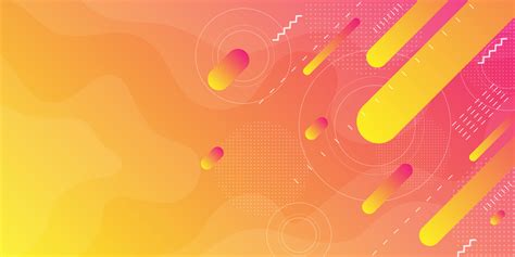 Yellow Orange And Pink Fluid Background With Diagonal Shapes 681181