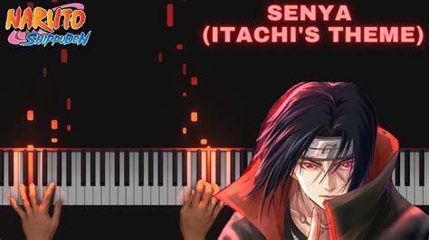Naruto Shippūden Ost Senya Itachis Theme Piano Cover Youtube