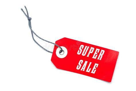 Red Sale Tag Stock Image Image Of Label Store Selling 5825783