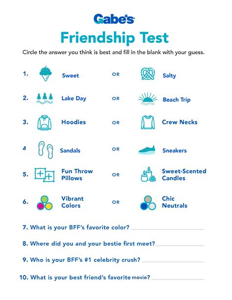 Best Friend Test — Gabes