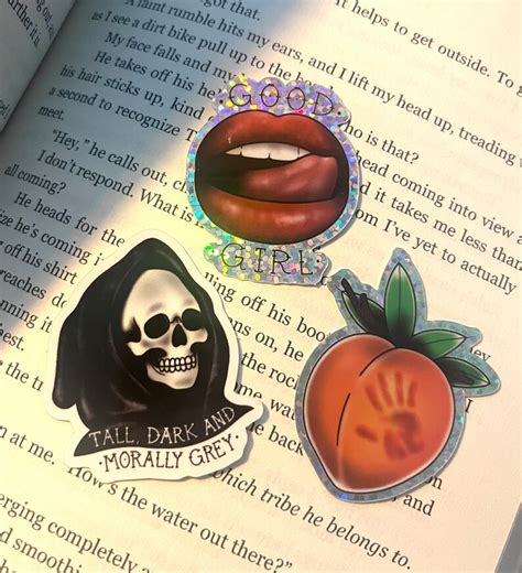 Smut Sticker Pack Smut Stickers Book Stickers Smuttok Etsy