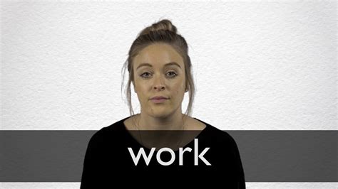 Maybe you would like to learn more about one of these? How to pronounce WORK in British English - YouTube
