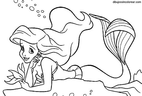 Cuentos Infantiles Ariel Para Colorear La Sirenita Dibujos Para