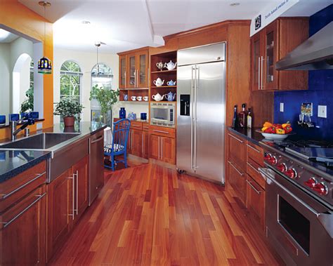 34 Kitchens With Dark Wood Floors Pictures
