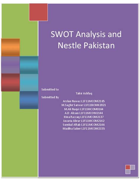 Swot Analysis And Nestle Pakistan Pdfcoffee Hot Sex Picture