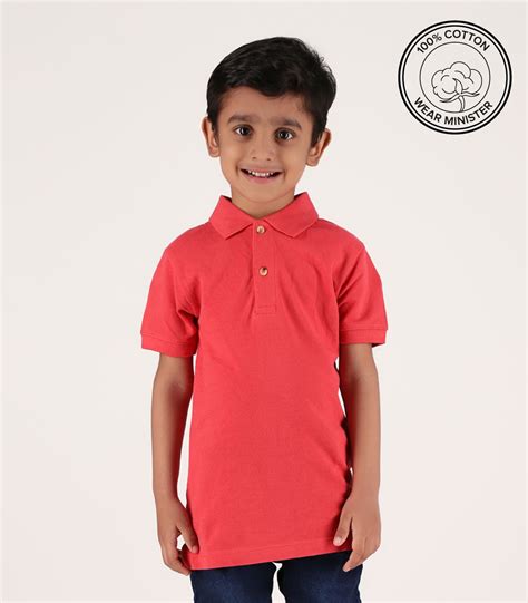 Buy Polo Shirt Red Color For Kids Online In Pakistan Wearminister